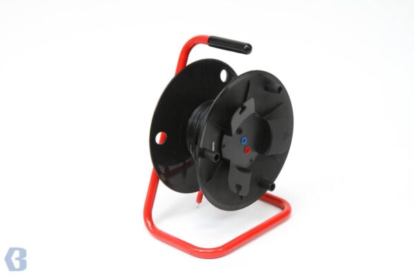 Reel for soil resistivity measurements