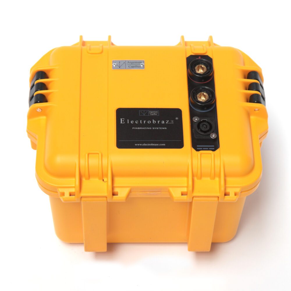 Complete Pin Brazing set containing ZE7000 Gun with battery pack Korf CP